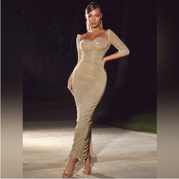 Miss Circle Classic “Glint Gold”, Sorrell Dress Size S - Picture 2 of 12